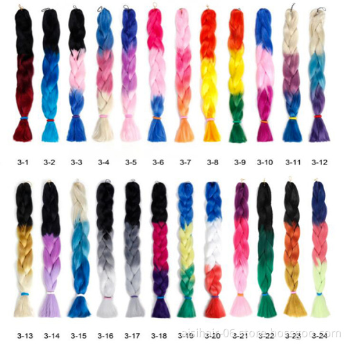 Aisi Hair 82 inch 165g Synthetic Expression Jumbo Braid Hair Heat Resistant Fiber Hair Braid Extension For Black Women